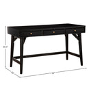 Flynn Large Desk, Black