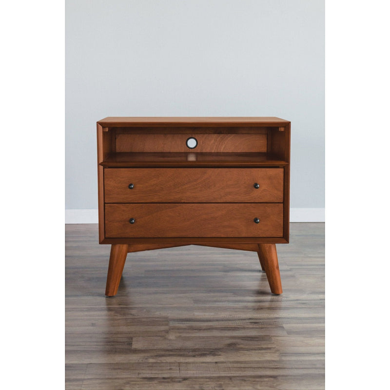 Flynn Large Nightstand, Cherry Acorn