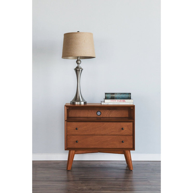 Flynn Large Nightstand, Cherry Acorn