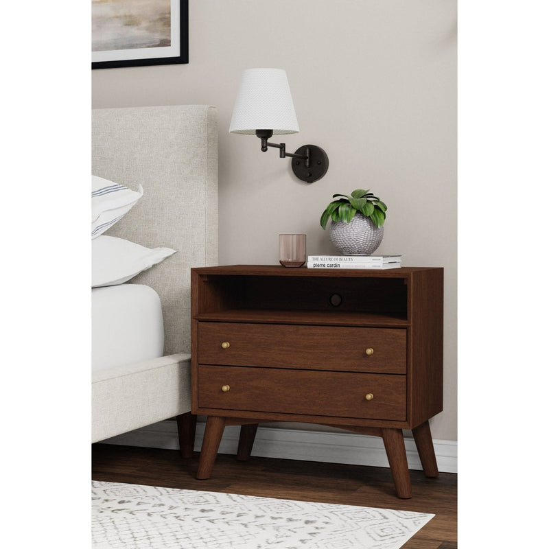 Flynn Large Nightstand, Walnut