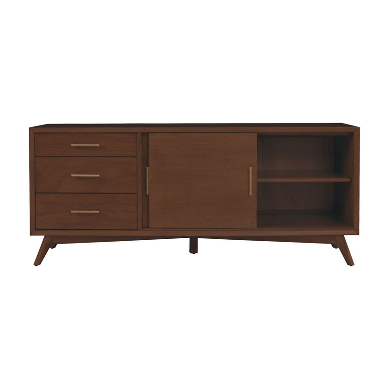 Flynn Large TV Console, Walnut