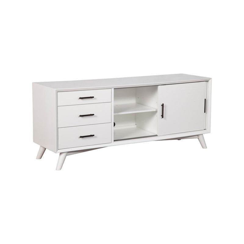 Flynn Large TV Console, White