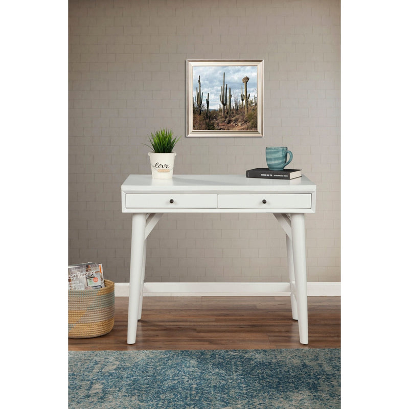 Flynn Mini Desk, White