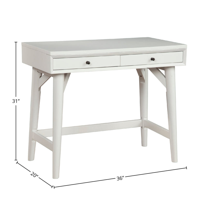 Flynn Mini Desk, White