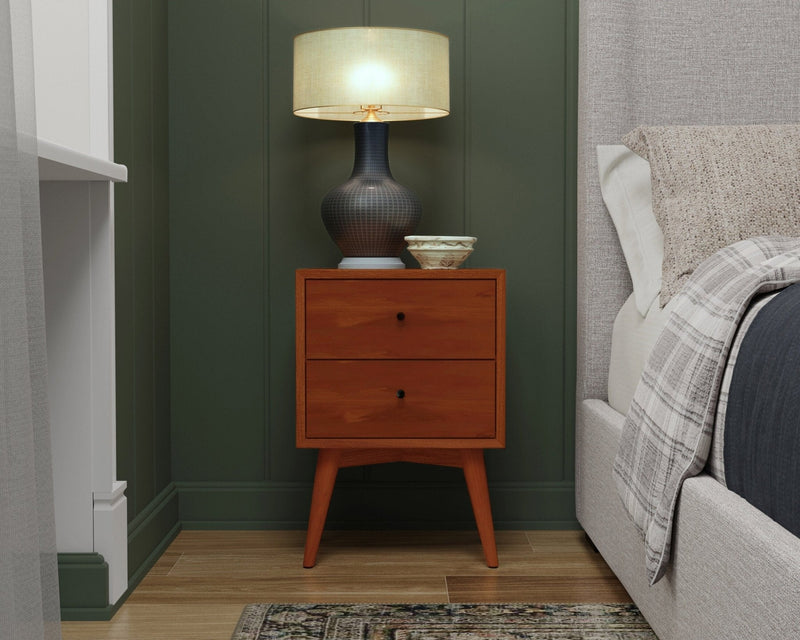 Flynn Nightstand, Cherry Acorn