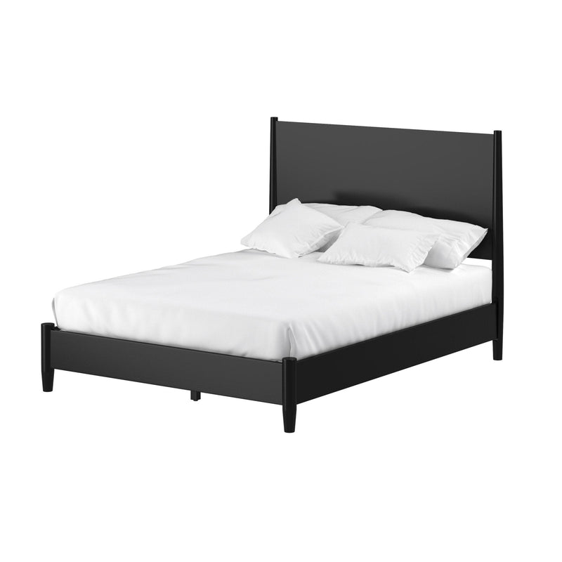 Flynn Panel Bed, Black