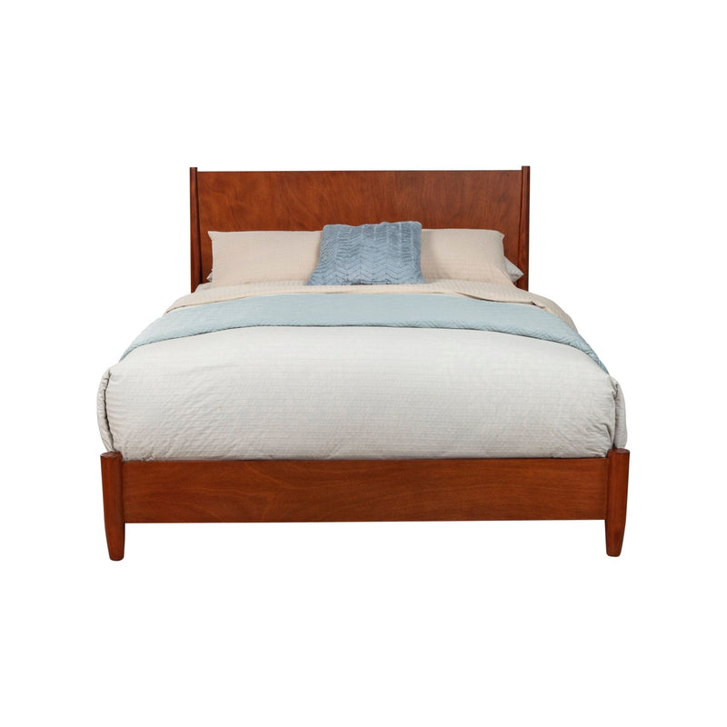 Flynn Platform Bed, Cherry Acorn