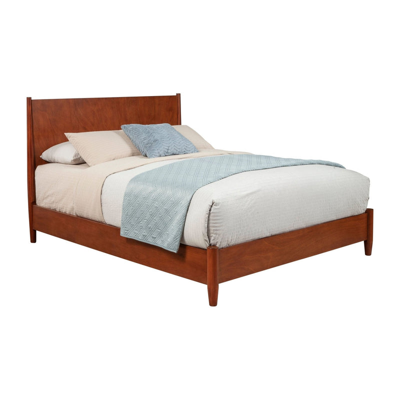 Flynn Platform Bed, Cherry Acorn