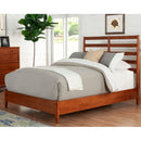 Flynn Retro Bed, Chestnut