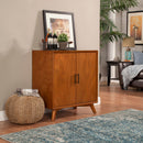 Flynn Small Bar Cabinet, Chestnut