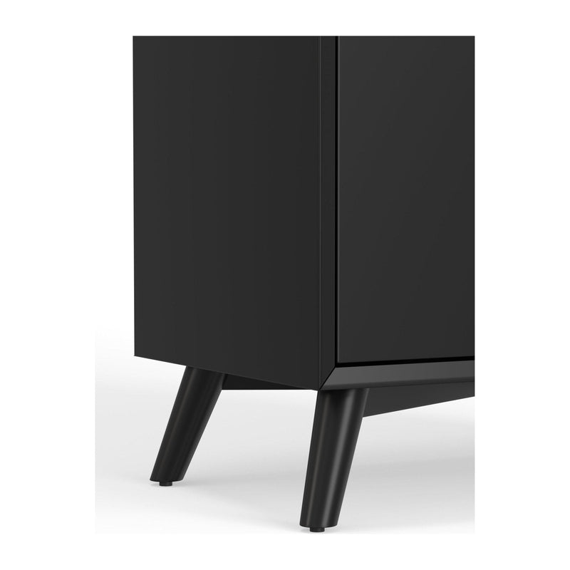 Flynn Small Bar Cabinet, Black