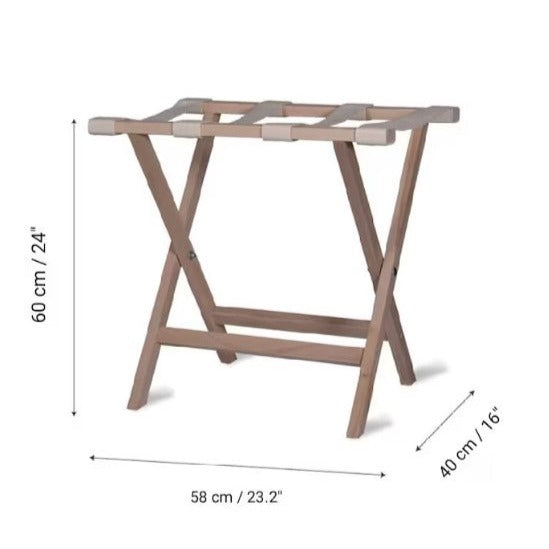 Foldable Wooden Luggage Rack