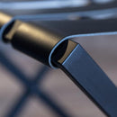 Chippewa-Foldable Metal Luggage Rack with Genuie Leather