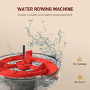 Rovix Foldable Water Rowing Machine With Adjustable Resistance, Wheels, LCD Monitor And Tablet Holder (SAK53758)