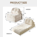 Folding Sofa Bed with Pillow for Comfy Lounge