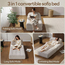 Folding Sofa Bed with Pillow for Comfy Lounge