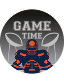 Football Game Time Custom Wood Sign