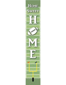Football Home Porch Leaner Welcome Sign