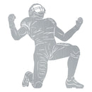 Football Player Metal Art