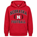 Unisex Husker Football Red Hoodie | Multiple Sizes | Blue 84