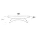Strata – Ergonomic Wooden Footrest for Standing Desk