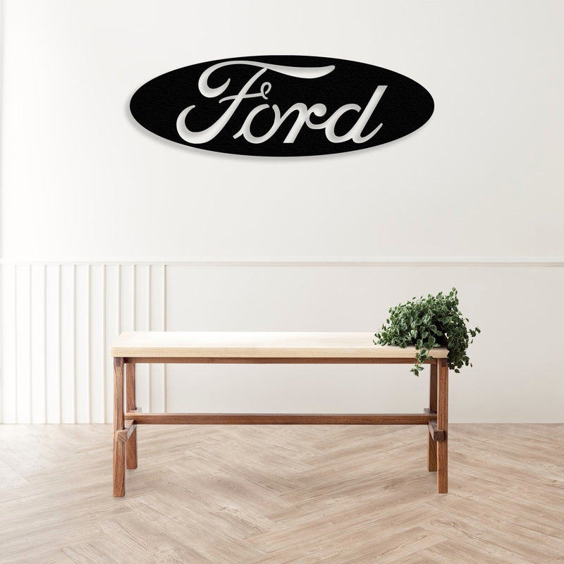 Ford Logo Metal Wall Art