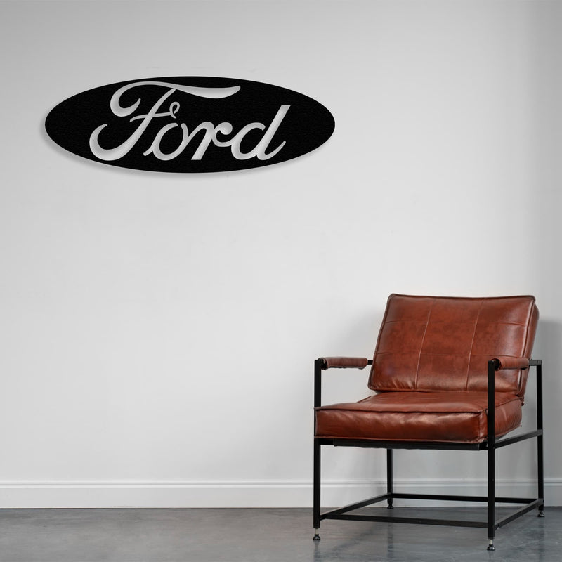 Ford Logo Metal Wall Art