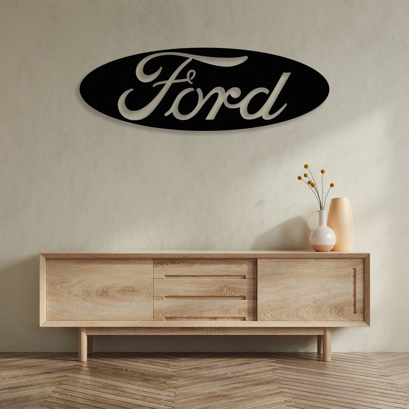 Ford Logo Metal Wall Art