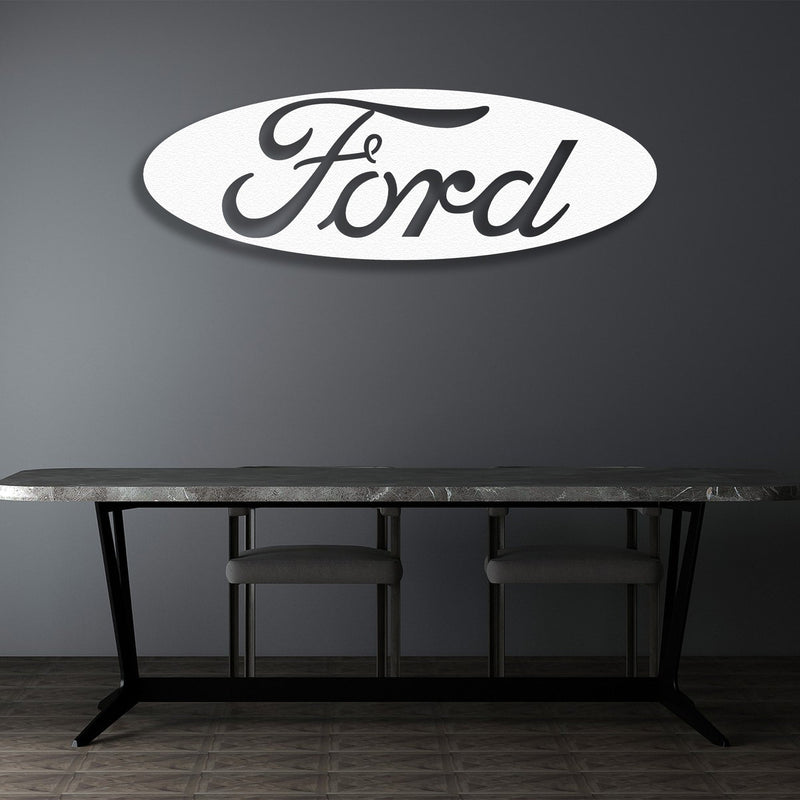 Ford Logo Metal Wall Art