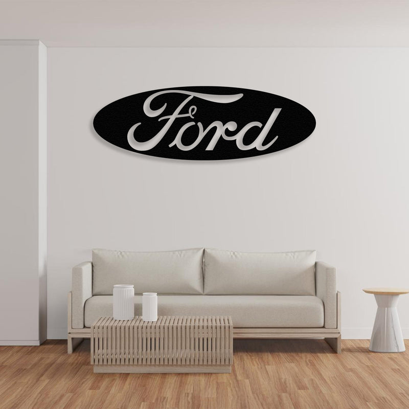 Ford Logo Metal Wall Art