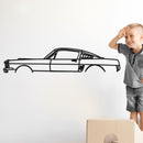 Ford Mustang 69 Car Silhouette