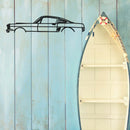 Ford Mustang 69 Car Silhouette