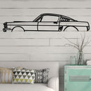 Ford Mustang 69 Car Silhouette