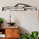 Ford Mustang 69 Car Silhouette