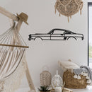 Ford Mustang 69 Car Silhouette