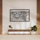 Mustang GT S550 Driver's Cockpit Metal Frame Wall Art - MT1471