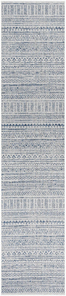Novato Navy All Over Pattern Performance Rug