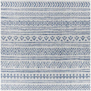 Novato Navy All Over Pattern Performance Rug