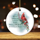 Christmas in Heaven Sentimental Memorial Quote Ceramic Ornament Bundle