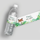 Fox Adventure Baby Shower Water Bottle Labels