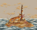 Fox on Island CD006l Counted Cross-Stitch Kit