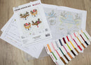 Foxes and Deer JK032L Counted Cross-Stitch Kit