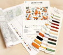 Foxy New Year L8802 Counted Cross Stitch Kit