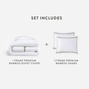 Bamboo Viscose Frame Duvet Bundle | Last Chance