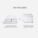 Bamboo Viscose Frame Duvet Bundle | Last Chance