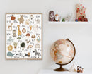 Safari Adventures Prints - Luster Paper Nursery Wall Art Prints