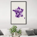 France Watercolor Canvas