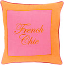 Fleurus Bright Pink Pillow Cover