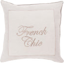 Fleurus Ivory Pillow Cover