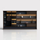 Altus · Office Library Wall Shelves w/ Integrated Lighting